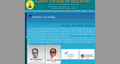 Desktop Screenshot of kanchicollegeofeducation.com